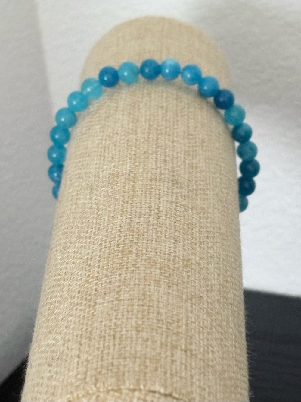 Handcrafted gemstone beaded bracelet